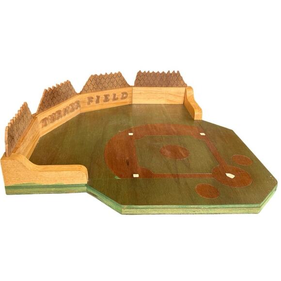 Vintage Handmade Wooden Turner Field Atlanta Braves Stadium 1/1 Display Piece - Picture 4 of 7